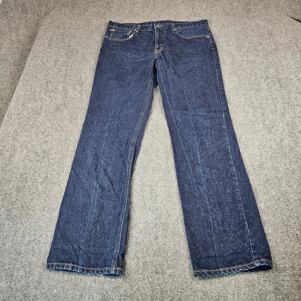 Polo Jeans Co Ralph Lauren Weekender Jeans Dark‎ Wash Straight Leg 36x33 Mens